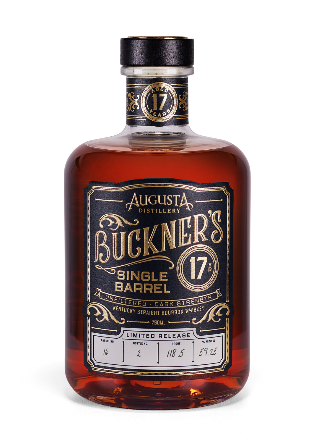 Buckner's 17-Year Single Barrel Unfiltered Cask Strength Kentucky Straight Bourbon Whiskey